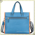 Bolsas Masculinas Blue Handbags Genuine Leather Branded Bag Men Briefcase